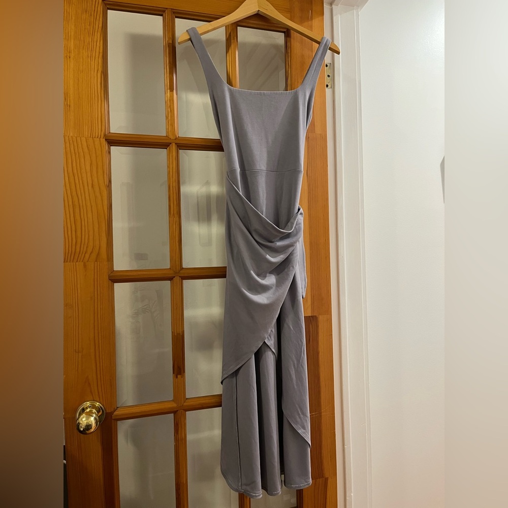 Aritzia Gray Midi Dress - Picture 3 of 3